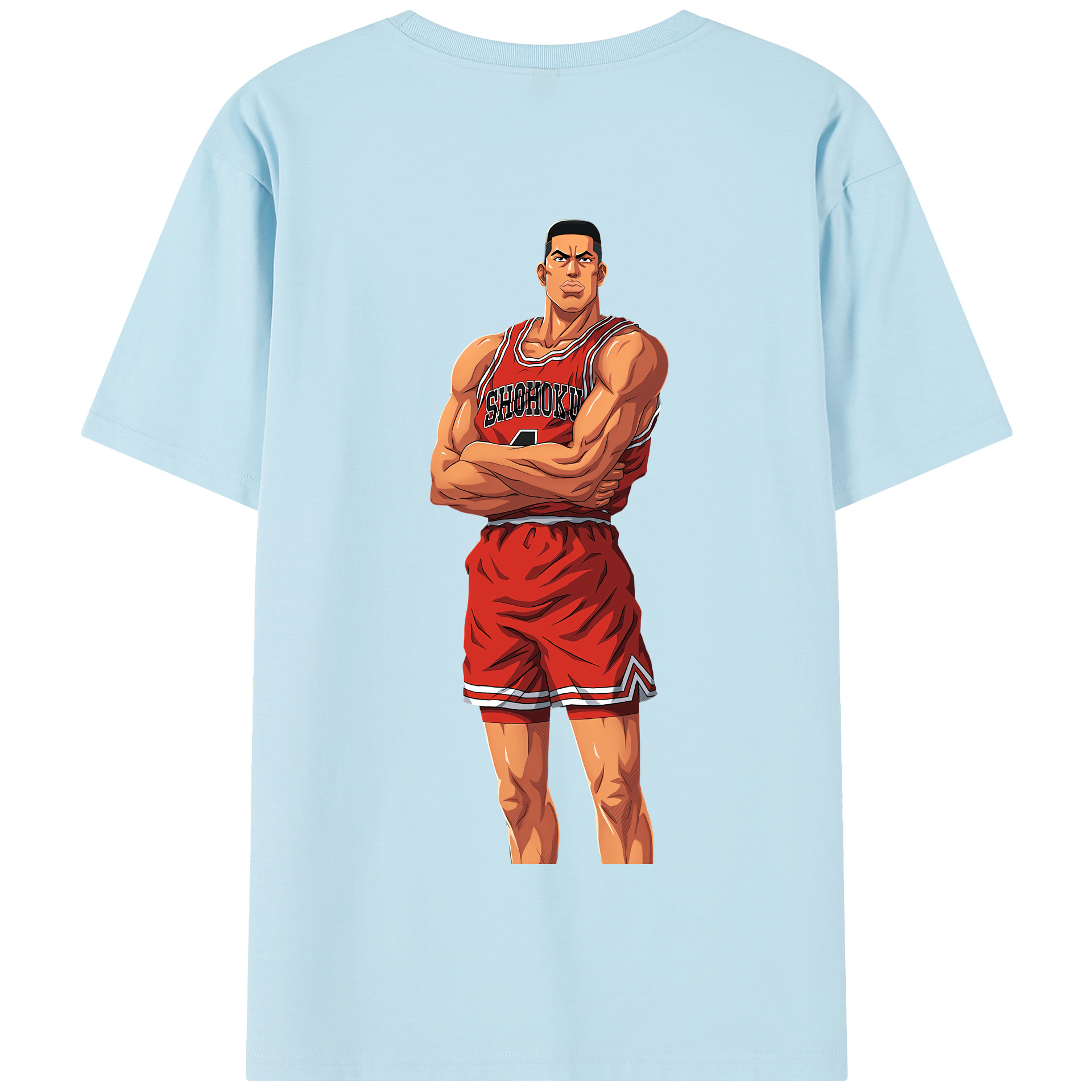 （画像用） SLAM DUNK／スラムダンク 綿100％半袖Tシャツ（背面プリント）